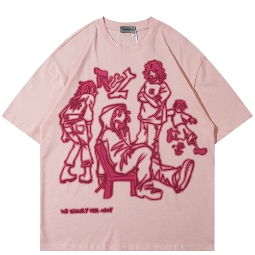 Harajuku Cartoon T-Shirt - Monyst