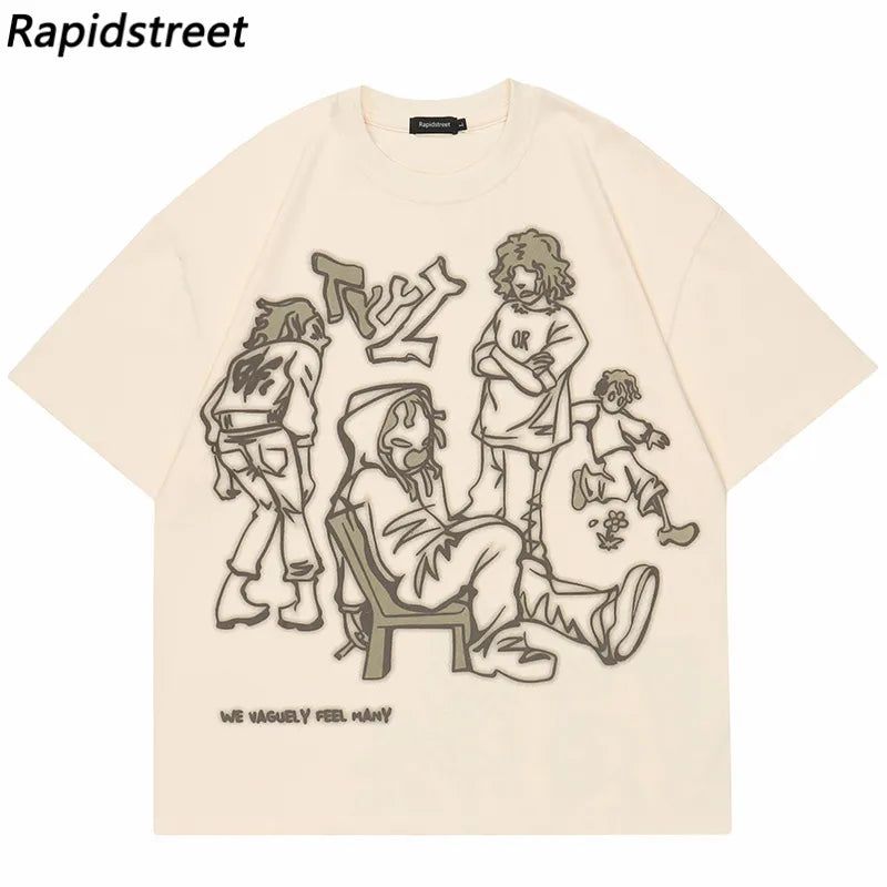 Harajuku Cartoon T-Shirt - Monyst