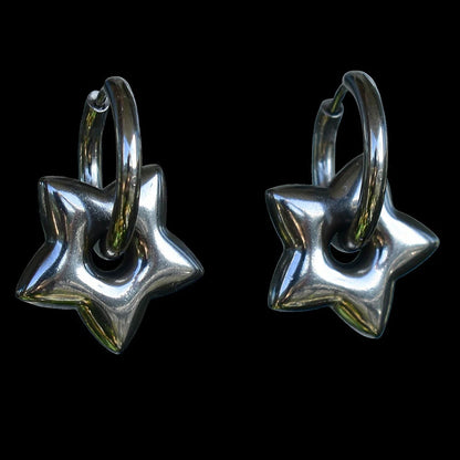 Chunky Star Earrings - Monyst