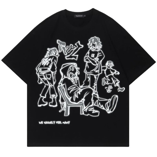 Harajuku Cartoon T-Shirt - Monyst